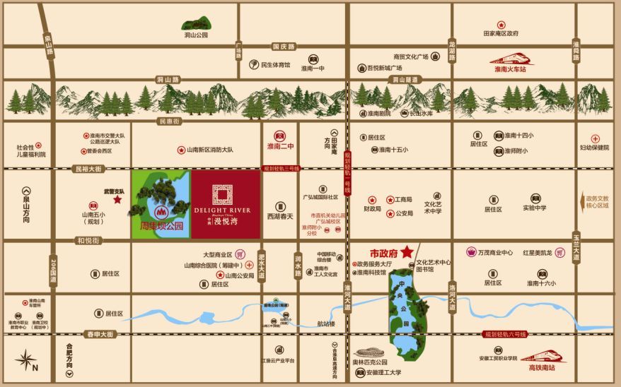 淮南C位出道！淮南山南二中旁進駐大牌房企！項目效果圖曝光預計住宅總戶數(shù)約1500戶進來了解一下！